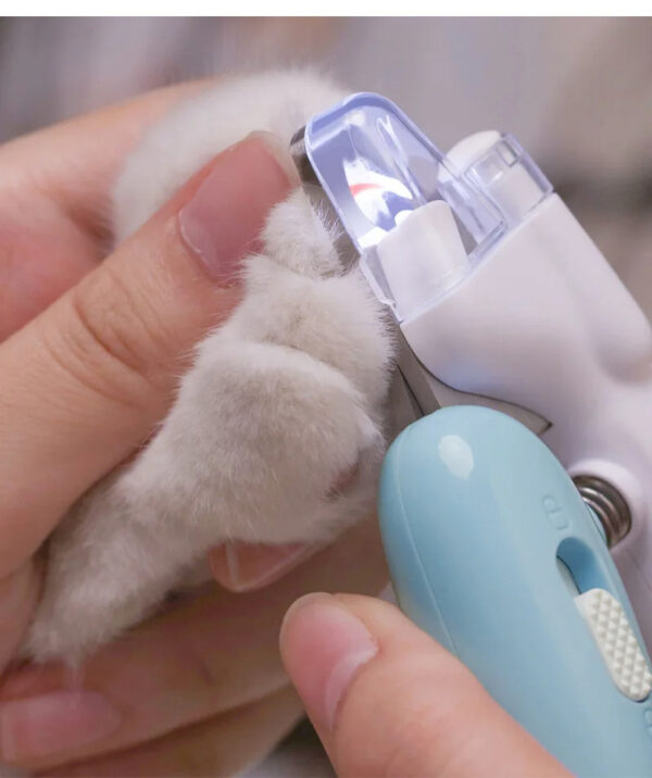 Pet Nail Clippers Dog Nail Clippers Cat Nail Clippers LED Electric Nail Grinder Pet Supplies LED Light Pet Nail Clippers - Image 6