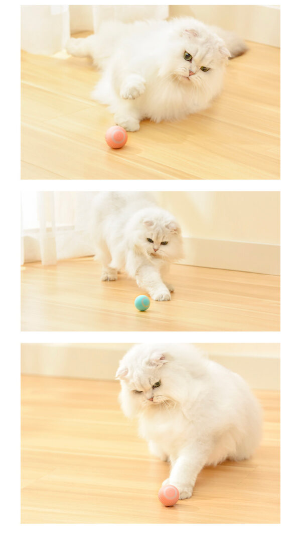 Cat Gravity Intelligent Rolling Ball Tease Toy Pet Automatic Rotating Ball - Image 9